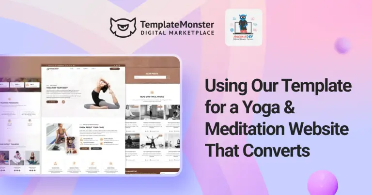 Yoga website template